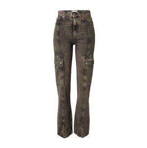 Calvin Klein Jeans Rifľové kapsáče  hnedá / čierna