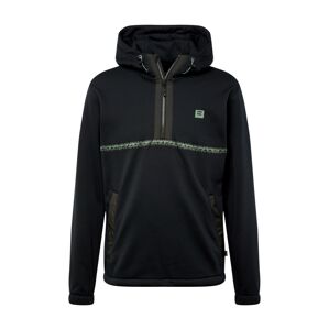 BILLABONG Športový sveter 'PATHFINDER'  sivá / pastelovo zelená / čierna