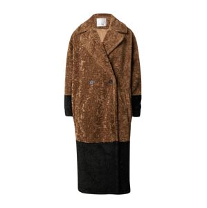co'couture Zimný kabát  hnedá / čierna
