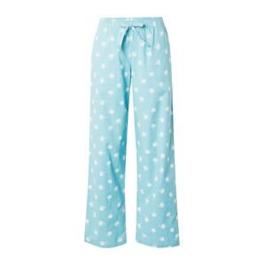 Marks & Spencer Pyžamové nohavice  svetlomodrá / šedobiela