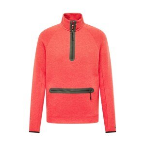 Nike Sportswear Mikina  sivá melírovaná / červená melírovaná