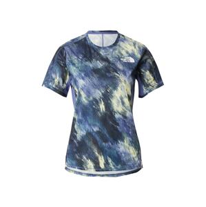THE NORTH FACE Funkčné tričko 'SUNRISER'  modrá / indigo / striebornosivá / svetlozelená