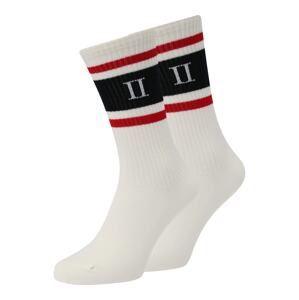 Les Deux Ponožky 'William'  červená / čierna / biela