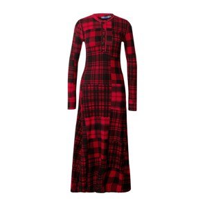 Polo Ralph Lauren Šaty 'HYROWE'  červená / čierna