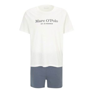 Marc O'Polo Krátke pyžamo  tmavosivá / čierna / biela