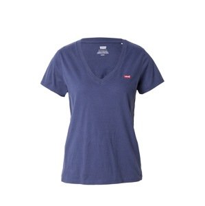 LEVI'S ® Tričko 'Perfect Vneck'  námornícka modrá / červená