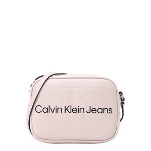 Calvin Klein Jeans Taška cez rameno  rosé / čierna