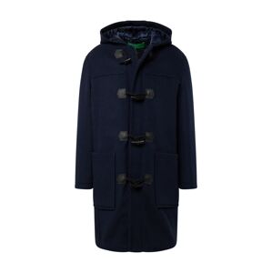 UNITED COLORS OF BENETTON Prechodný kabát 'MONTGOMERY'  námornícka modrá / čierna