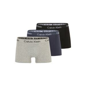 Calvin Klein Underwear Boxerky  námornícka modrá / sivá melírovaná / čierna / biela
