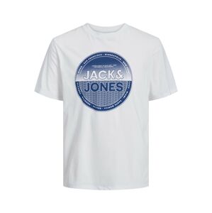 JACK & JONES Tričko 'LOYD'  modrá / biela