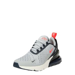 Nike Sportswear Tenisky 'Air Max 270'  sivá / grafitová / neónovo oranžová / biela