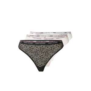 Tommy Hilfiger Underwear Tangá  púdrová / čierna / biela