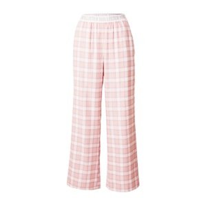 HOLLISTER Pyžamové nohavice  ružová / staroružová / biela