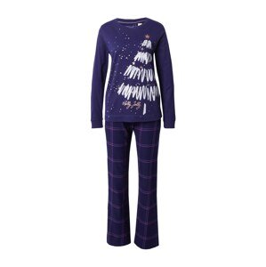 TRIUMPH Pyžamo 'Winter Moments'  modrá / ružová / biela