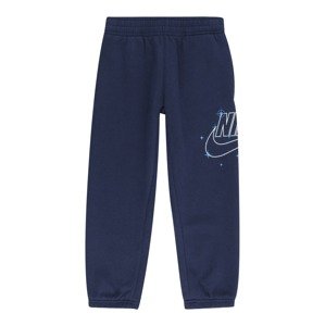 Nike Sportswear Nohavice  námornícka modrá / azúrová / biela