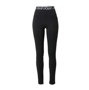 Calvin Klein Jeans Legíny 'MILANO'  čierna / šedobiela