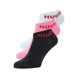HUGO Ponožky  svetloružová / červená / čierna / biela
