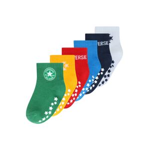 CONVERSE Ponožky  svetlomodrá / žltá / zelená / červená