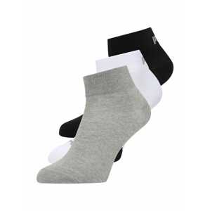 PUMA Športové ponožky  sivá melírovaná / čierna / biela