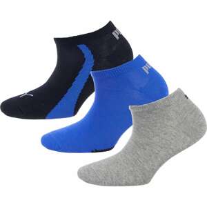PUMA Športové ponožky  zmiešané farby / čierna / modrá / sivá
