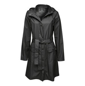 RAINS Prechodný kabát  čierna