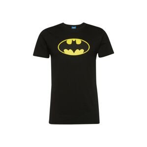 Merchcode Tričko 'Batman'  čierna / žltá