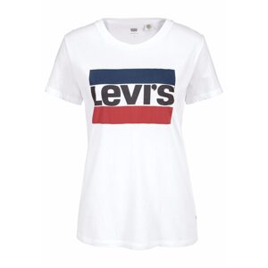 LEVI'S Tričko 'THE PERFECT TEE NEUTRALS'  modrá / červená / čierna / biela