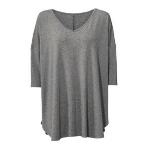 Linea Tesini by heine Oversize tričko  sivá melírovaná