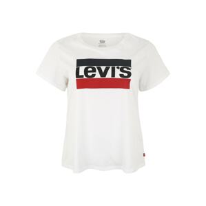 Levi's® Plus Tričko  biela / červená / námornícka modrá / čierna