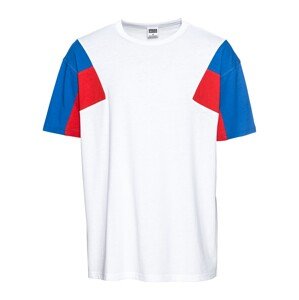Urban Classics Tričko  červená / biela / kráľovská modrá