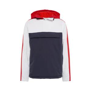 Urban Classics Prechodná bunda  námornícka modrá / ohnivo červená / biela