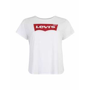 Levi's® Plus Tričko 'PL PERFECT TEE NEUTRALS'  červená / biela