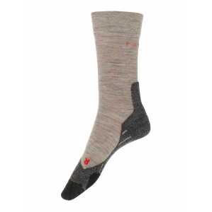 FALKE Športové ponožky 'TK2'  farba ťavej srsti / sivá melírovaná / čierna