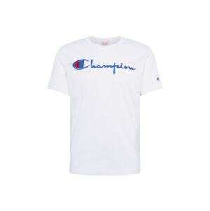 Champion Reverse Weave Tričko  tmavomodrá / biela