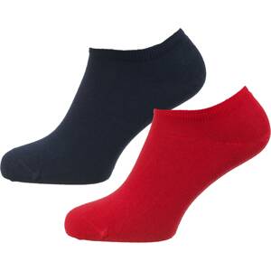 Tommy Hilfiger Underwear Ponožky  červená / čierna