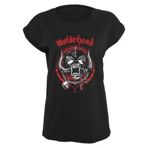 Merchcode T-Shirt 'Motörhead Razor'  čierna / červená / biela / sivá / tmavosivá
