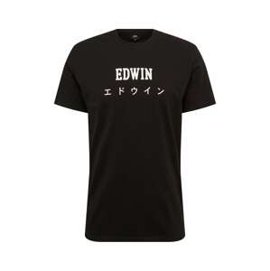 EDWIN Tričko 'Edwin Japan TS'  čierna