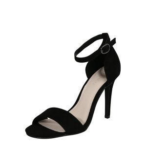 Bianco Remienkové sandále  čierna