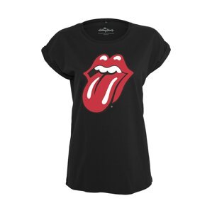 Merchcode Tričko 'Rolling Stones Tongue'  červená / čierna / biela