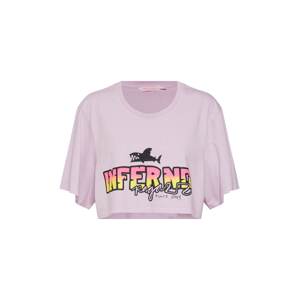 Inferno Ragazzi Shirt 'Hell Yeah'  levanduľová / zmiešané farby / ružová