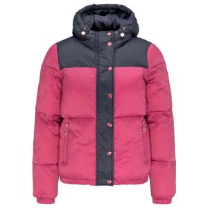 MYMO Zimná bunda  tmavomodrá / ružová