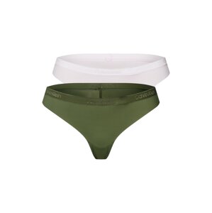 Calvin Klein Underwear Tangá  béžová / zelená