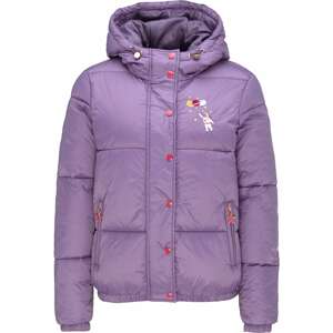 MYMO Zimná bunda  svetlofialová / zmiešané farby / neónovo ružová