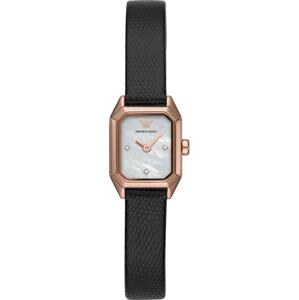 Emporio Armani Analógové hodinky  ružové zlato / čierna / prírodná biela