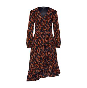 Mela London Šaty 'RUFFLE'  oranžová / čierna