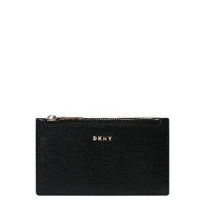 DKNY Peňaženka 'BRYANT-NEW BIFOLD CA'  zlatá / čierna