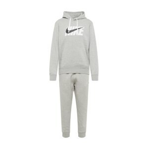 Nike Sportswear Tepláková súprava  sivá / čierna / biela