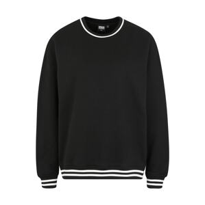 Urban Classics Curvy Sweatshirt  čierna / biela
