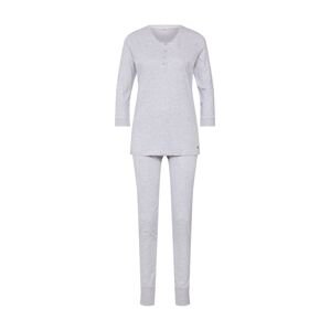 ESPRIT Pyžamo 'Jordyn'  sivá melírovaná / biela