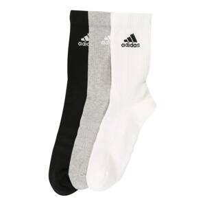 ADIDAS PERFORMANCE Športové ponožky  svetlosivá / čierna / biela